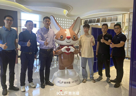 熱烈歡迎中國建博會(huì)領(lǐng)導(dǎo)一行蒞臨客來福智能科技股份有限公司參觀指導(dǎo)！