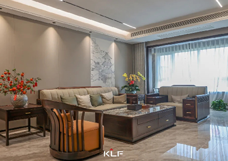 KLF全屋記 | 138㎡現(xiàn)代新中式之家，勾勒古典國風(fēng)雅韻